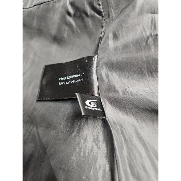 Marvin Richards Gray Wool Cashmere Blend Long Coat Size 12 Vintage Old Money - Picture 7 of 12